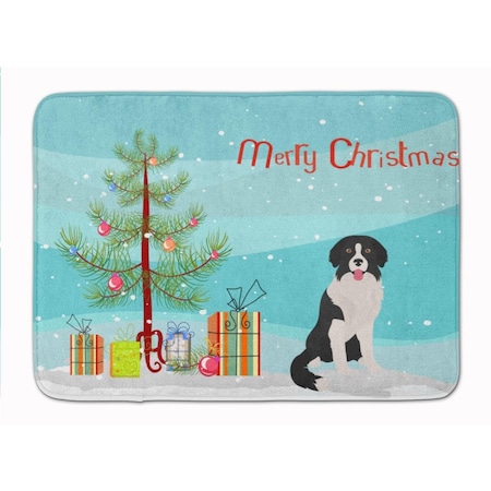 Carolines Treasures Borador Christmas Tree Machine Washable Memory Foam Mat CK3887RUG